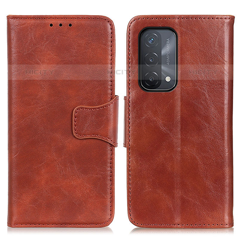 Funda de Cuero Cartera con Soporte Carcasa M02L para OnePlus Nord N200 5G Marron