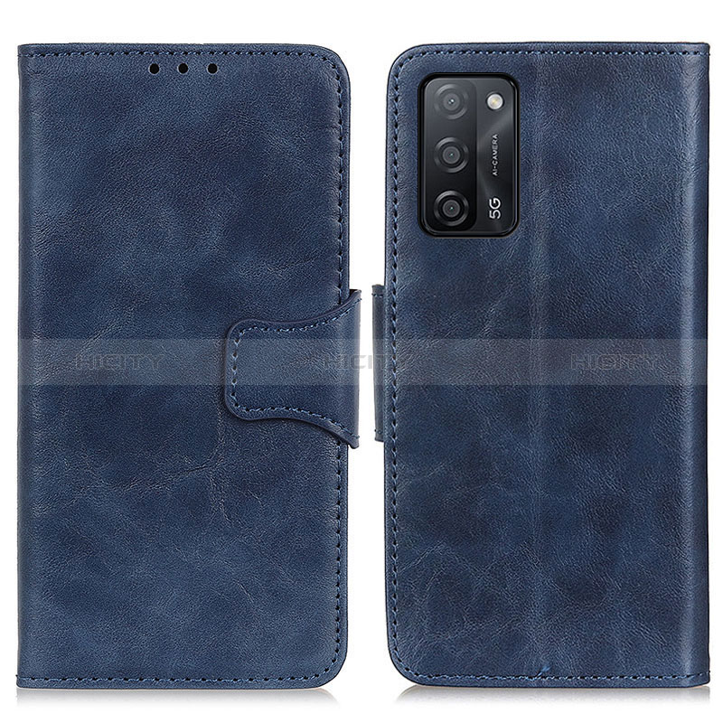 Funda de Cuero Cartera con Soporte Carcasa M02L para Oppo A56 5G Azul