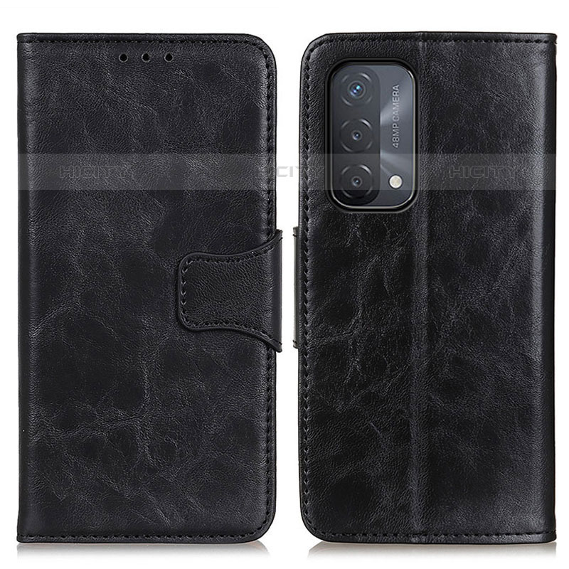 Funda de Cuero Cartera con Soporte Carcasa M02L para Oppo A93 5G Negro