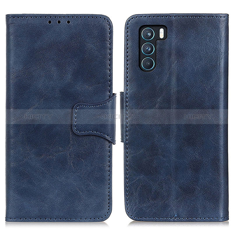 Funda de Cuero Cartera con Soporte Carcasa M02L para Oppo K9 Pro 5G Azul