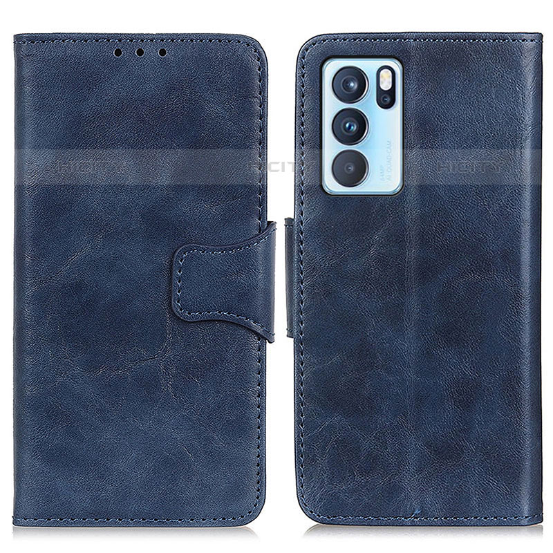 Funda de Cuero Cartera con Soporte Carcasa M02L para Oppo Reno6 Pro 5G India