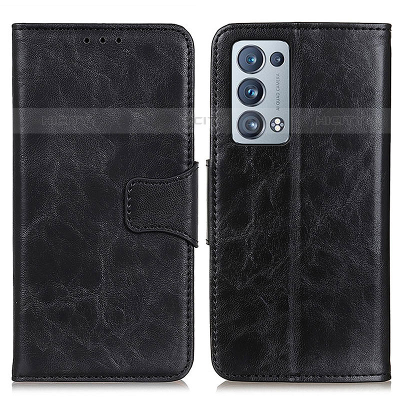 Funda de Cuero Cartera con Soporte Carcasa M02L para Oppo Reno6 Pro+ Plus 5G