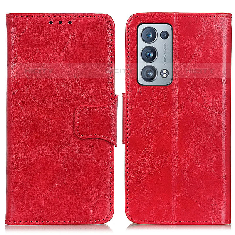 Funda de Cuero Cartera con Soporte Carcasa M02L para Oppo Reno6 Pro+ Plus 5G