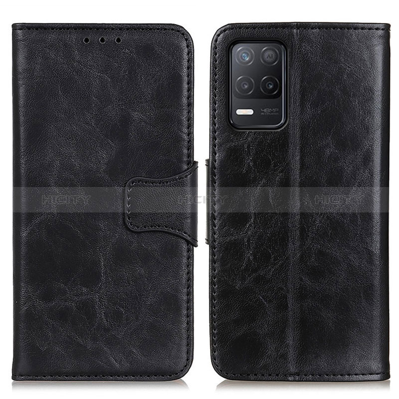 Funda de Cuero Cartera con Soporte Carcasa M02L para Realme 8 5G Negro