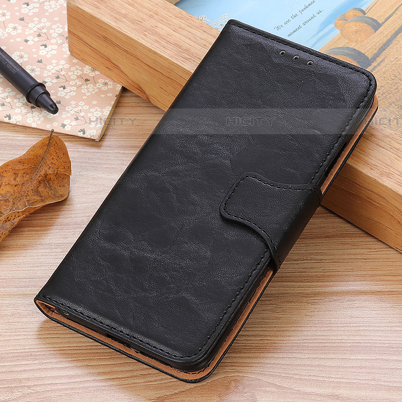 Funda de Cuero Cartera con Soporte Carcasa M02L para Samsung Galaxy A72 5G Negro