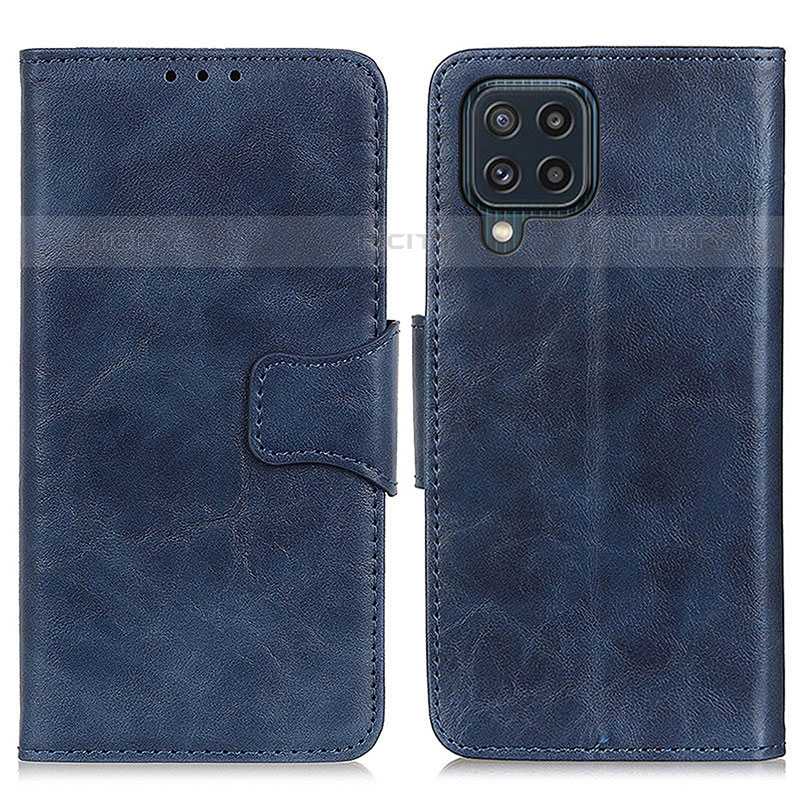 Funda de Cuero Cartera con Soporte Carcasa M02L para Samsung Galaxy M32 4G Azul