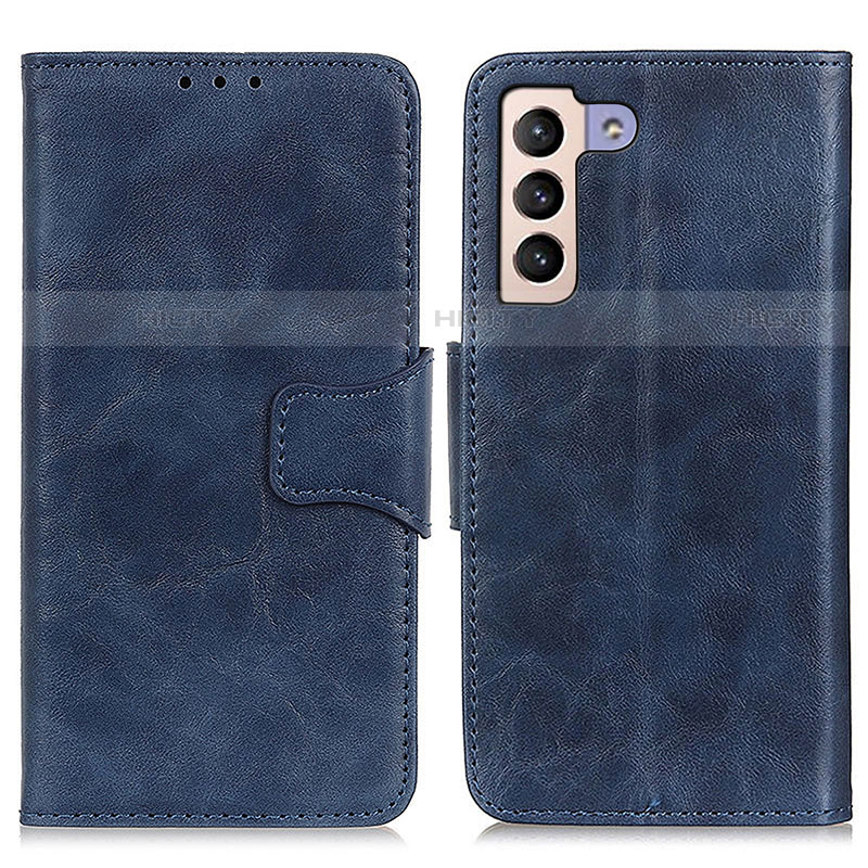 Funda de Cuero Cartera con Soporte Carcasa M02L para Samsung Galaxy S21 5G Azul