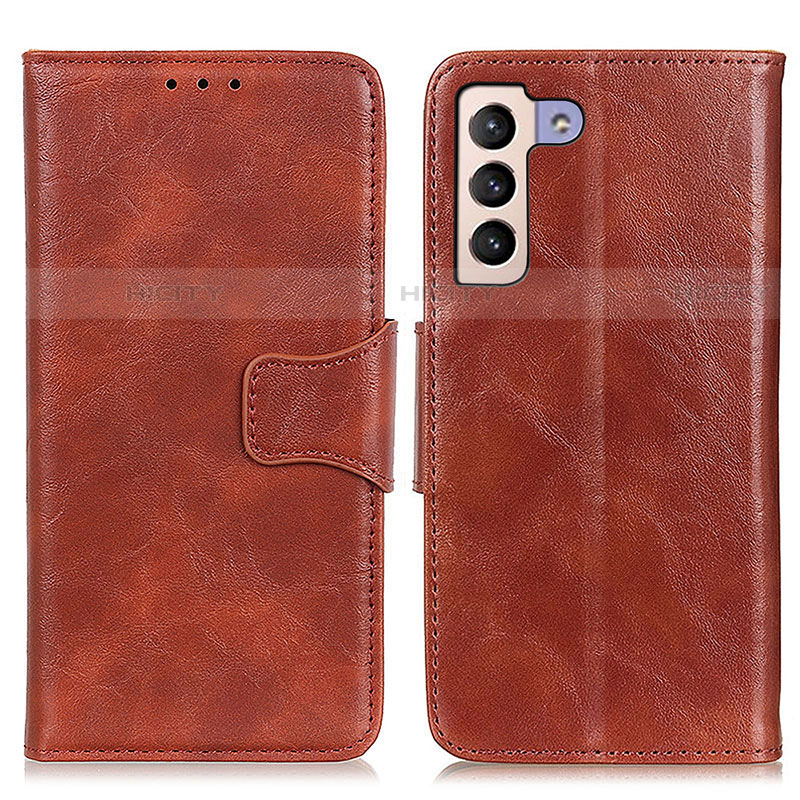 Funda de Cuero Cartera con Soporte Carcasa M02L para Samsung Galaxy S23 Plus 5G Marron