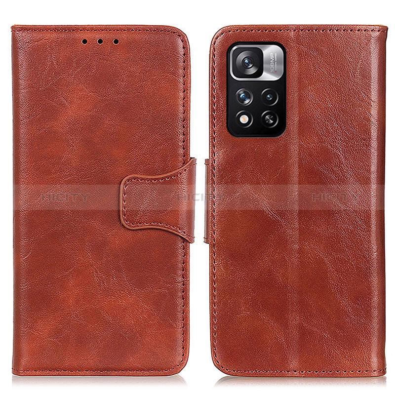 Funda de Cuero Cartera con Soporte Carcasa M02L para Xiaomi Mi 11i 5G (2022) Marron