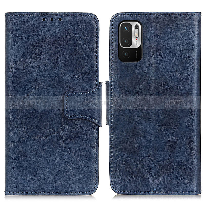 Funda de Cuero Cartera con Soporte Carcasa M02L para Xiaomi Redmi Note 10 JE 5G Azul