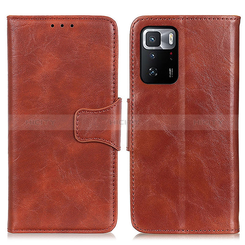 Funda de Cuero Cartera con Soporte Carcasa M02L para Xiaomi Redmi Note 10 Pro 5G