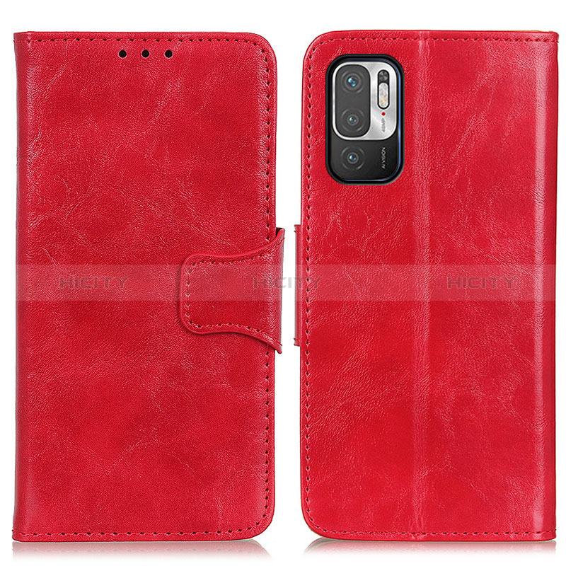 Funda de Cuero Cartera con Soporte Carcasa M02L para Xiaomi Redmi Note 11 SE 5G Rojo