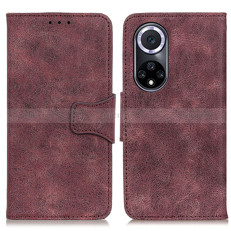 Funda de Cuero Cartera con Soporte Carcasa M03L para Huawei Nova 9 Morado