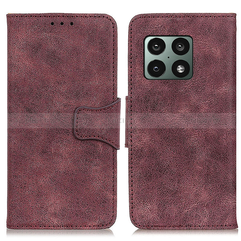 Funda de Cuero Cartera con Soporte Carcasa M03L para OnePlus 10 Pro 5G Morado