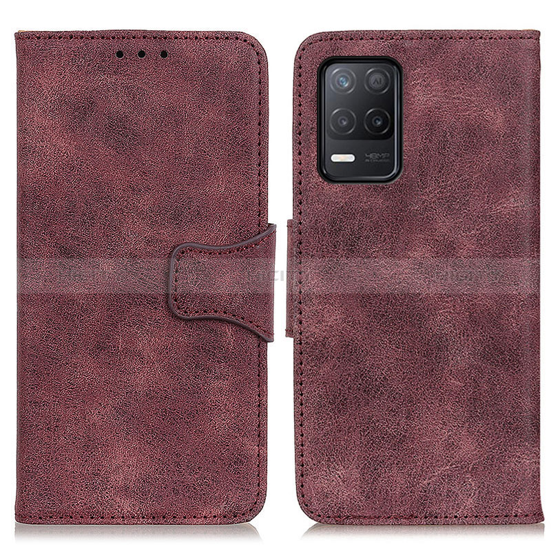 Funda de Cuero Cartera con Soporte Carcasa M03L para Realme 8 5G Morado