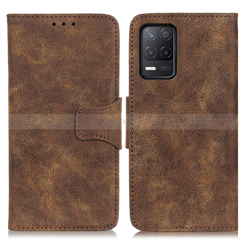 Funda de Cuero Cartera con Soporte Carcasa M03L para Realme 8s 5G Marron