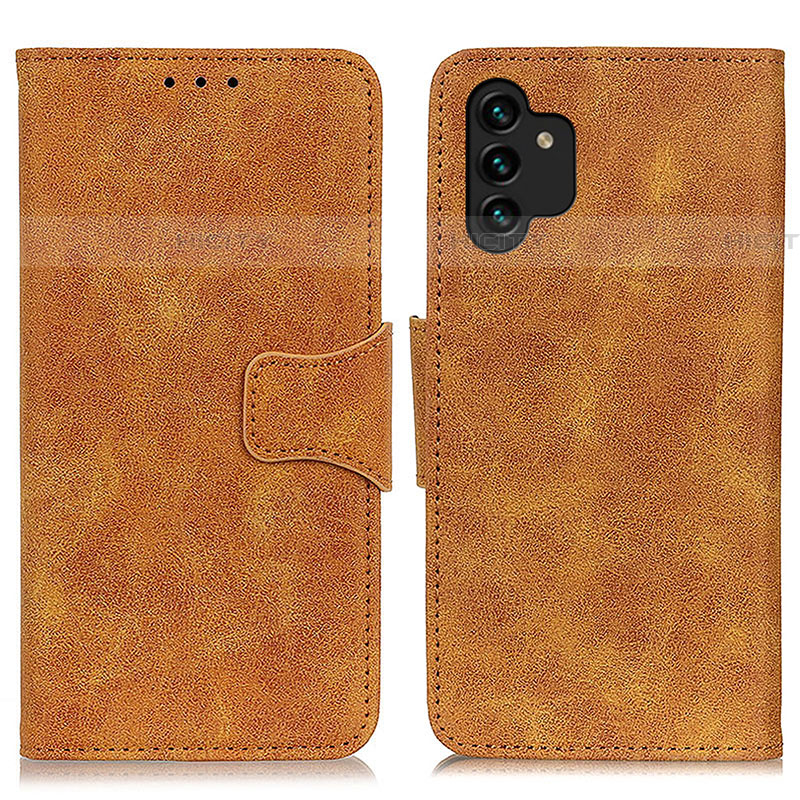 Funda de Cuero Cartera con Soporte Carcasa M03L para Samsung Galaxy A04s Caqui