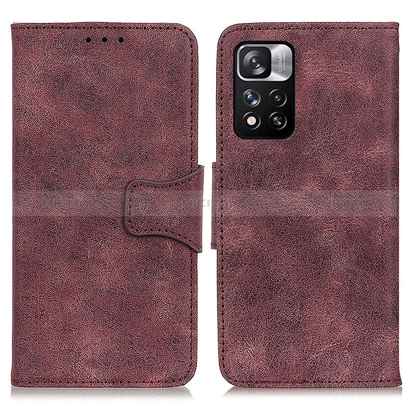 Funda de Cuero Cartera con Soporte Carcasa M03L para Xiaomi Mi 11i 5G (2022) Morado