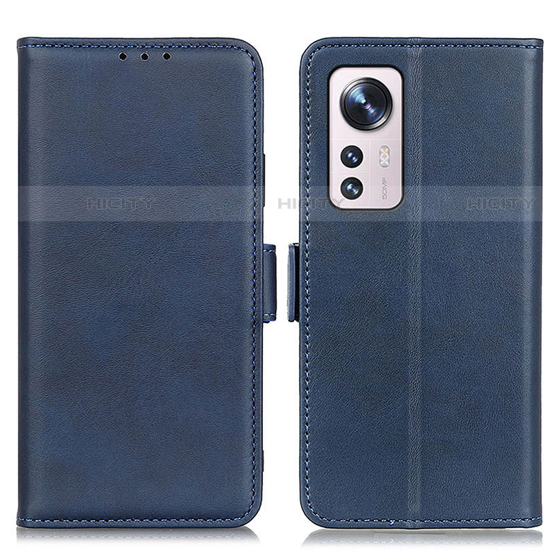 Funda de Cuero Cartera con Soporte Carcasa M03L para Xiaomi Mi 12S 5G Azul