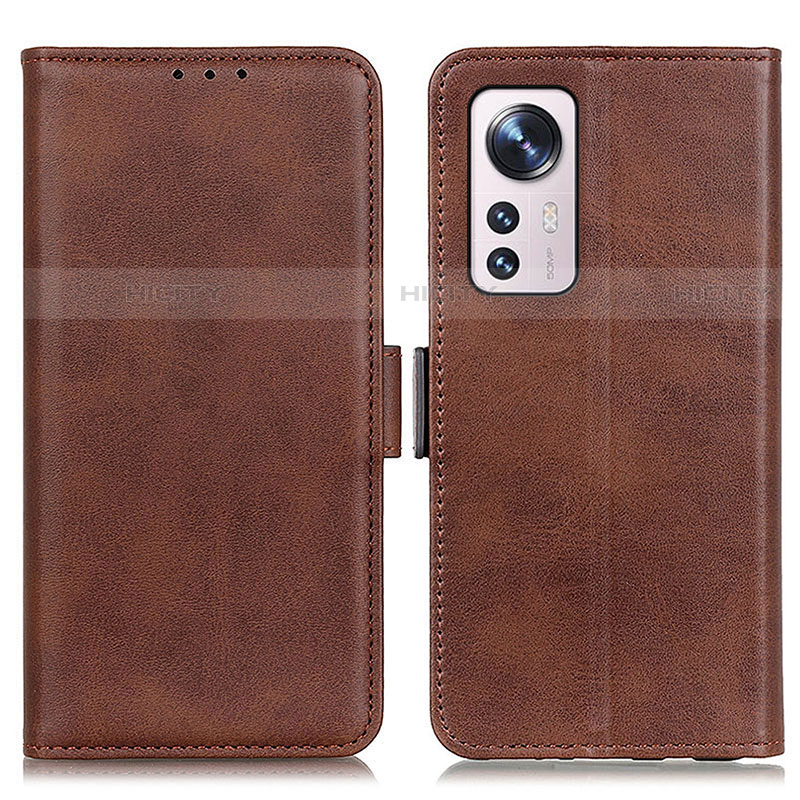 Funda de Cuero Cartera con Soporte Carcasa M03L para Xiaomi Mi 12S 5G Marron