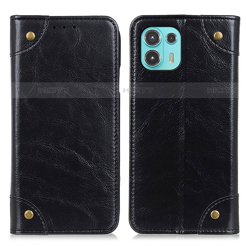 Funda de Cuero Cartera con Soporte Carcasa M04L para Motorola Moto Edge 20 Lite 5G Negro