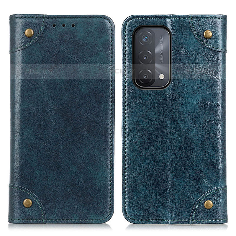 Funda de Cuero Cartera con Soporte Carcasa M04L para OnePlus Nord N200 5G Azul