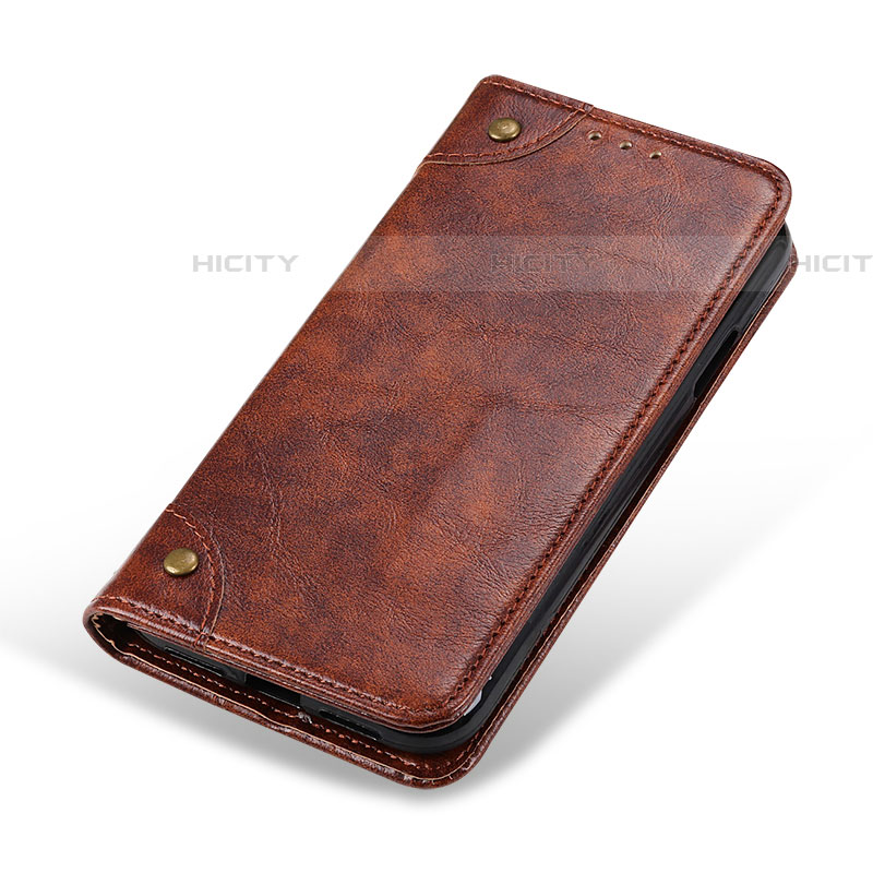 Funda de Cuero Cartera con Soporte Carcasa M04L para Samsung Galaxy A03s Marron