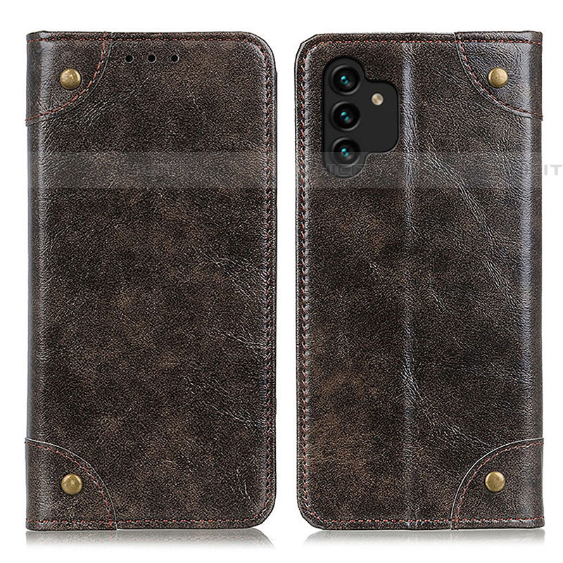 Funda de Cuero Cartera con Soporte Carcasa M04L para Samsung Galaxy A04s Bronze