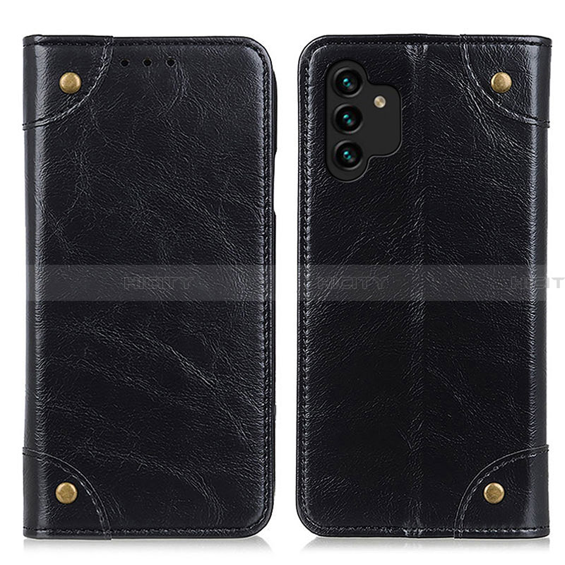 Funda de Cuero Cartera con Soporte Carcasa M04L para Samsung Galaxy A13 4G Negro