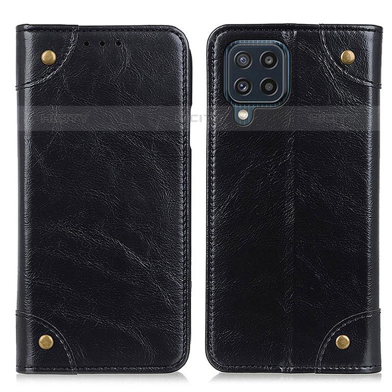 Funda de Cuero Cartera con Soporte Carcasa M04L para Samsung Galaxy M32 4G Negro