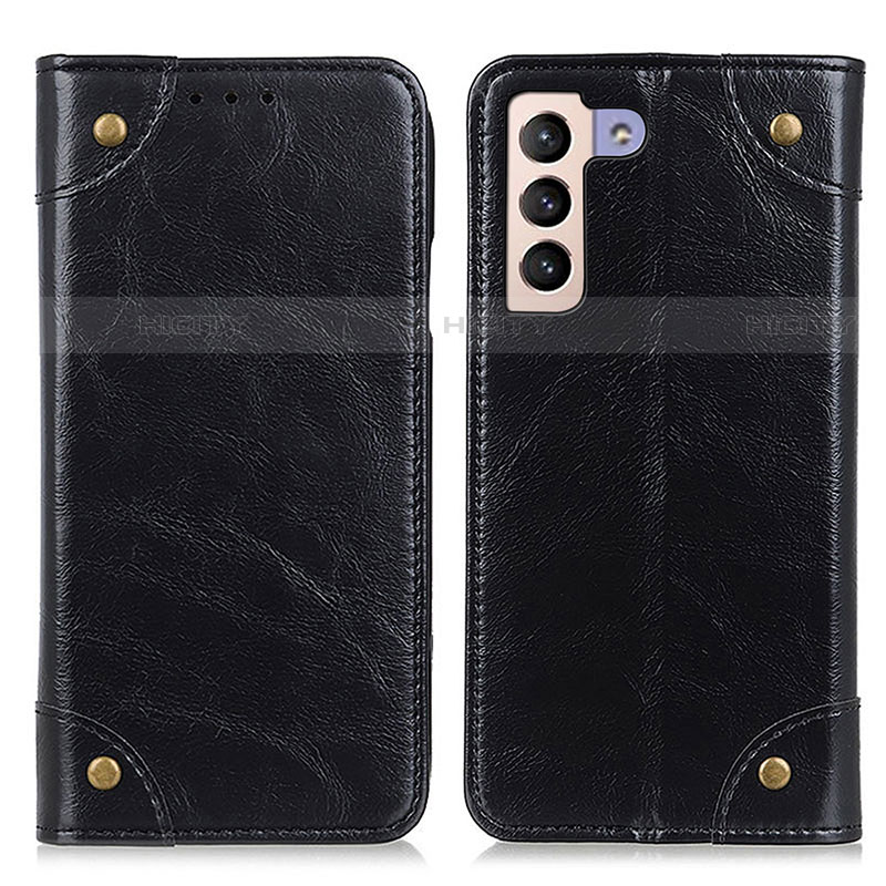 Funda de Cuero Cartera con Soporte Carcasa M04L para Samsung Galaxy S21 FE 5G Negro