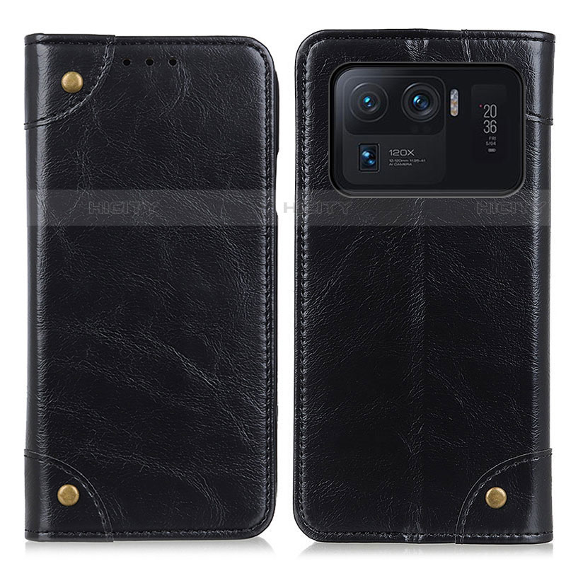 Funda de Cuero Cartera con Soporte Carcasa M04L para Xiaomi Mi 11 Ultra 5G Negro