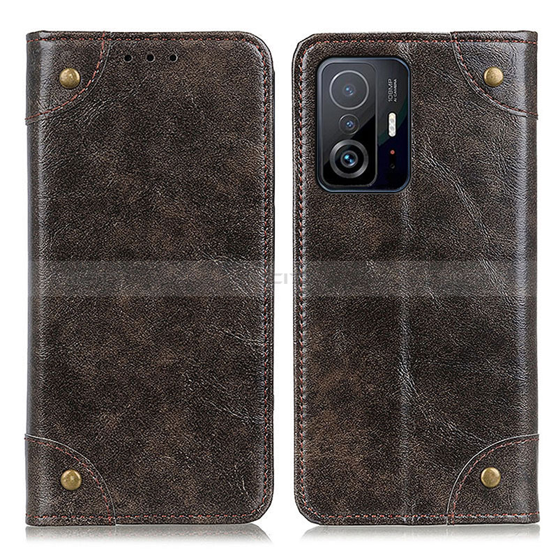 Funda de Cuero Cartera con Soporte Carcasa M04L para Xiaomi Mi 11T Pro 5G Bronze