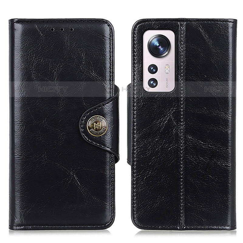 Funda de Cuero Cartera con Soporte Carcasa M04L para Xiaomi Mi 12 5G Negro