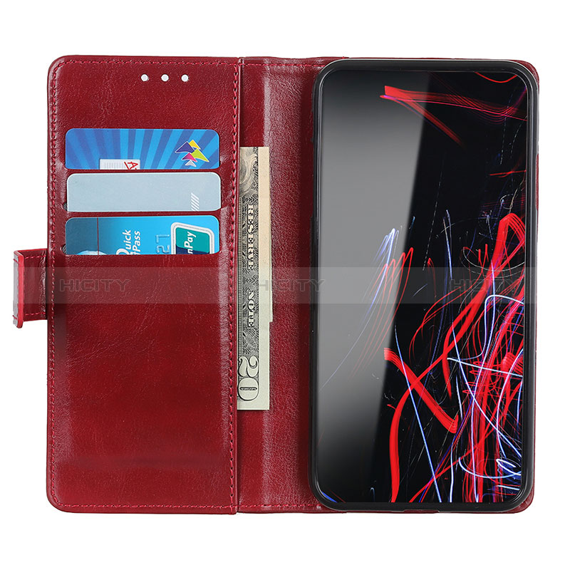 Funda de Cuero Cartera con Soporte Carcasa M04L para Xiaomi Redmi Note 8 (2021)