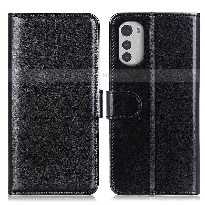 Funda de Cuero Cartera con Soporte Carcasa M05L para Motorola Moto E32 Negro