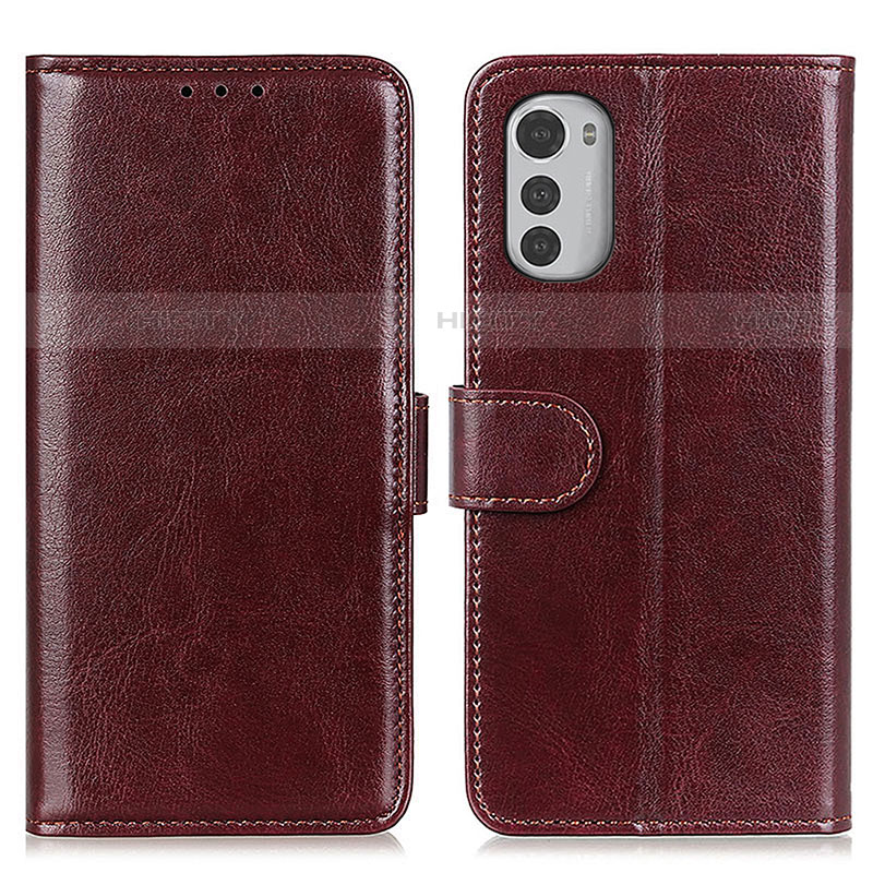 Funda de Cuero Cartera con Soporte Carcasa M05L para Motorola Moto E32s