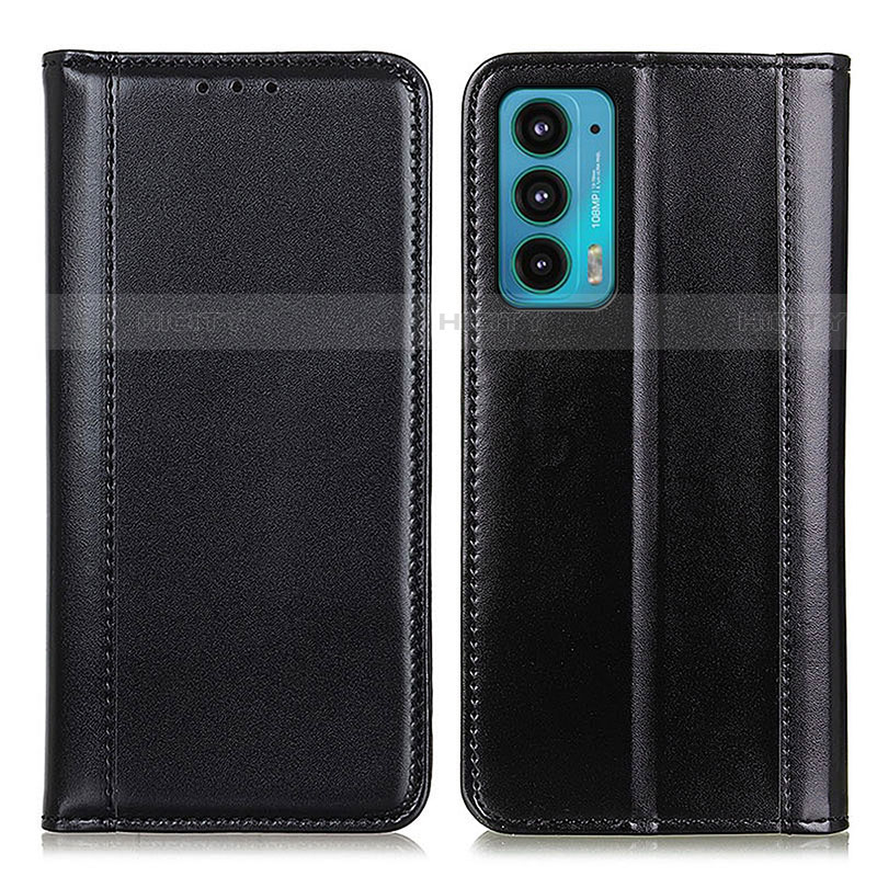 Funda de Cuero Cartera con Soporte Carcasa M05L para Motorola Moto Edge 20 5G Negro