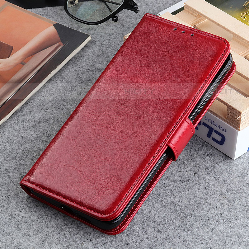 Funda de Cuero Cartera con Soporte Carcasa M05L para Motorola Moto Edge Plus (2022) 5G Rojo