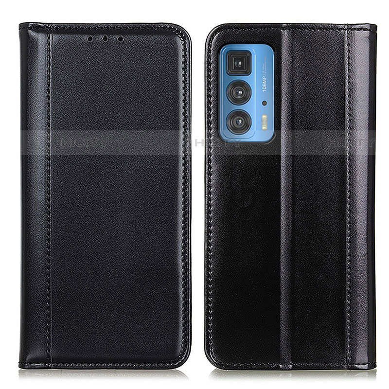 Funda de Cuero Cartera con Soporte Carcasa M05L para Motorola Moto Edge S Pro 5G Negro