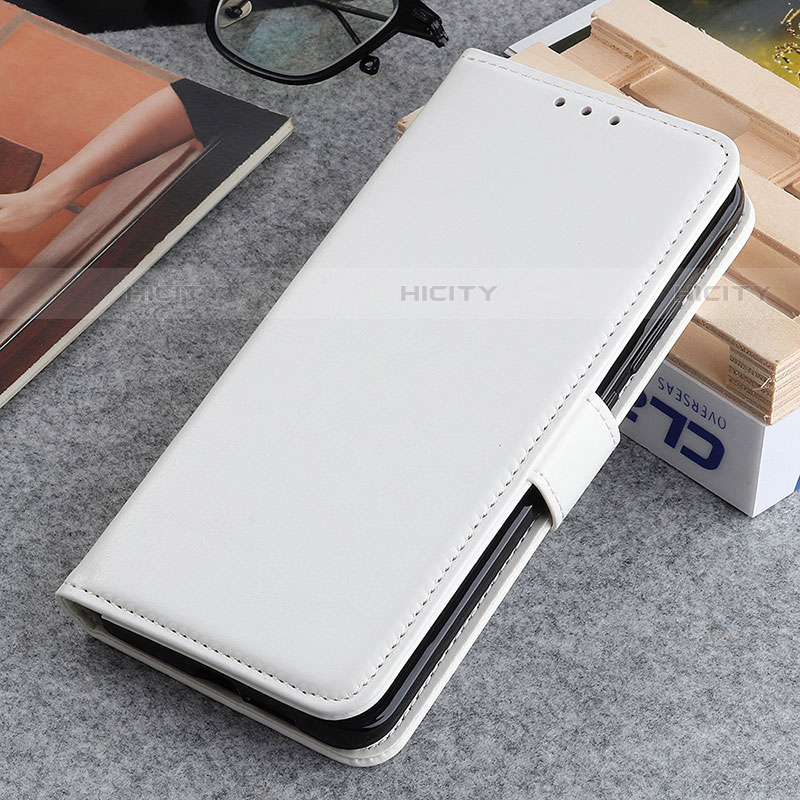 Funda de Cuero Cartera con Soporte Carcasa M05L para Motorola Moto G71 5G Blanco