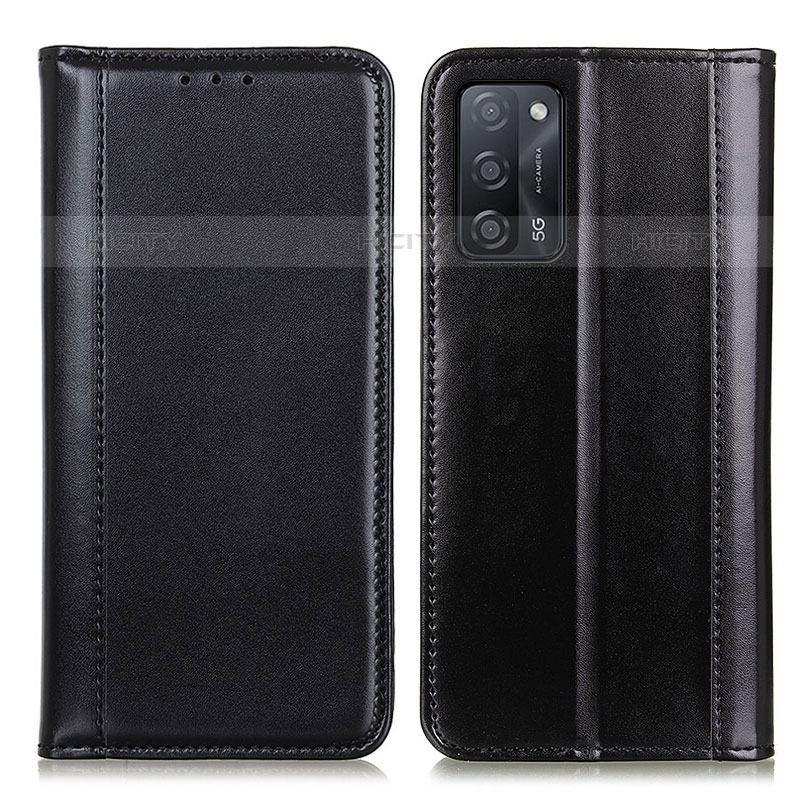 Funda de Cuero Cartera con Soporte Carcasa M05L para Oppo A53s 5G Negro