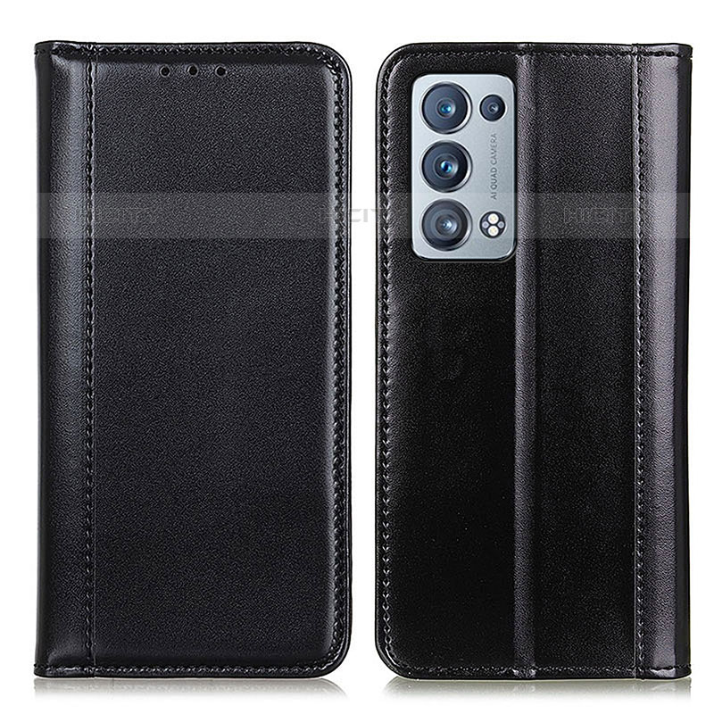 Funda de Cuero Cartera con Soporte Carcasa M05L para Oppo Reno6 Pro+ Plus 5G