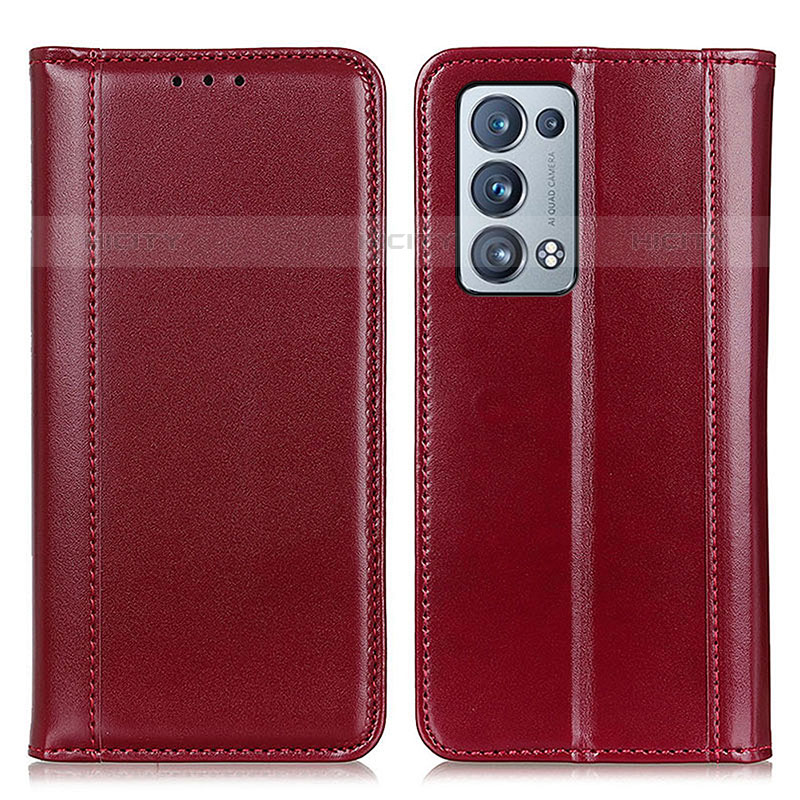 Funda de Cuero Cartera con Soporte Carcasa M05L para Oppo Reno6 Pro+ Plus 5G