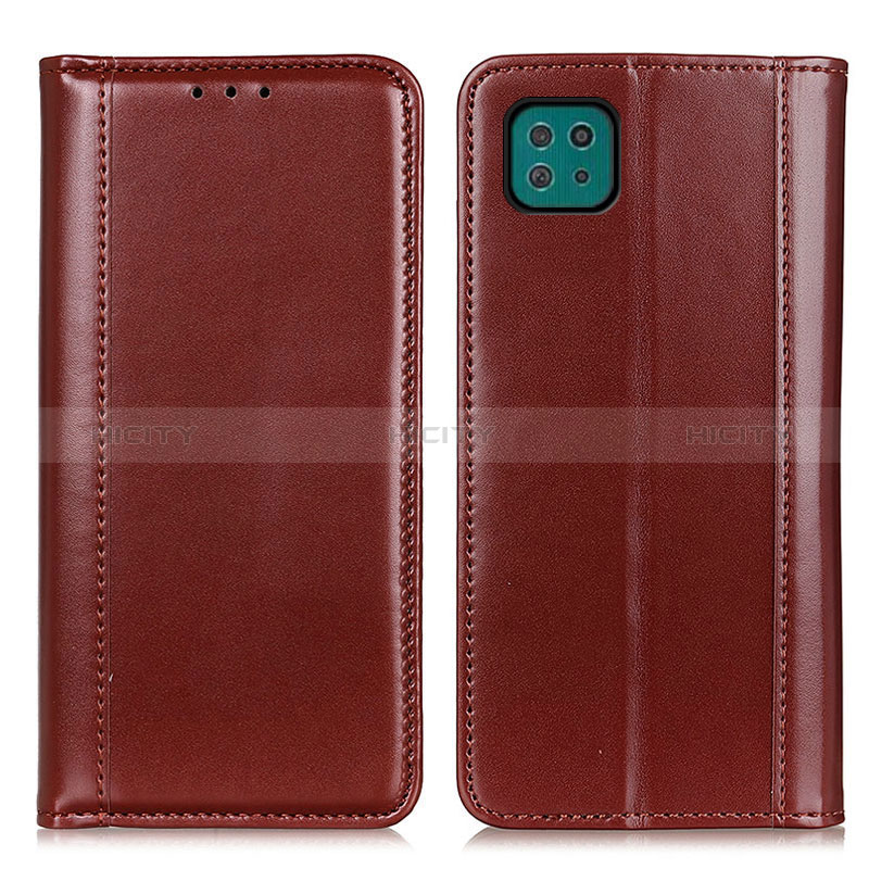 Funda de Cuero Cartera con Soporte Carcasa M05L para Samsung Galaxy A22s 5G Marron