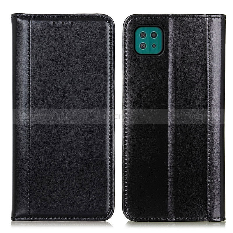 Funda de Cuero Cartera con Soporte Carcasa M05L para Samsung Galaxy A22s 5G Negro