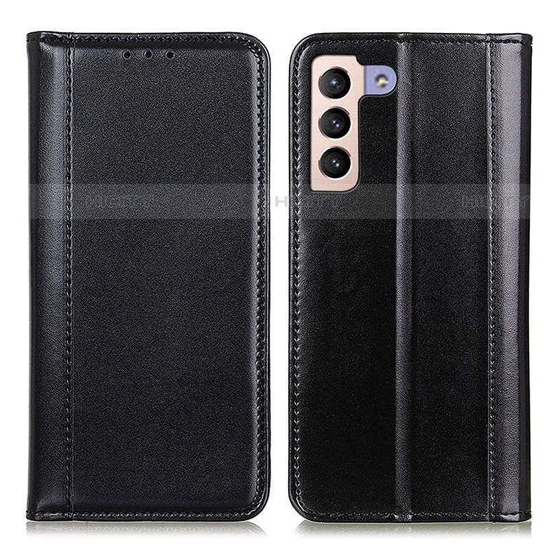 Funda de Cuero Cartera con Soporte Carcasa M05L para Samsung Galaxy S21 Plus 5G Negro