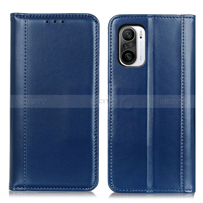 Funda de Cuero Cartera con Soporte Carcasa M05L para Xiaomi Redmi K40 5G Azul