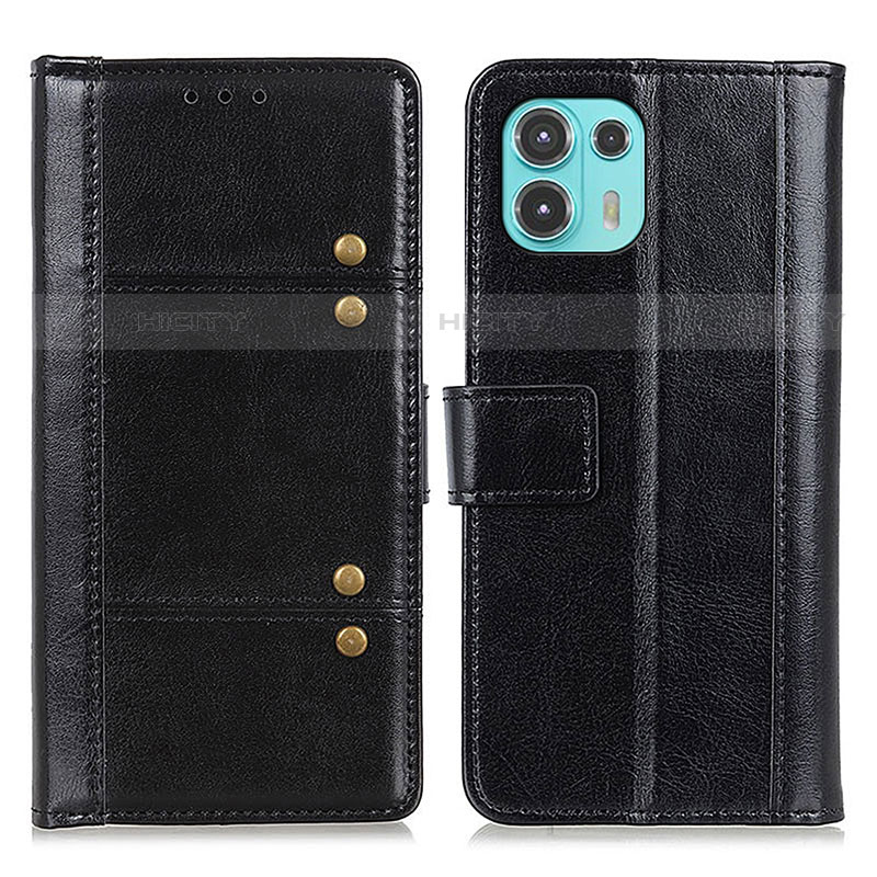 Funda de Cuero Cartera con Soporte Carcasa M06L para Motorola Moto Edge 20 Lite 5G Negro