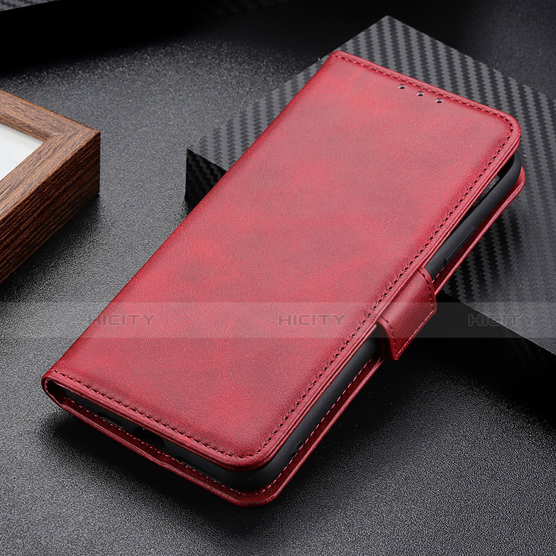 Funda de Cuero Cartera con Soporte Carcasa M06L para Motorola Moto Edge 30 Pro 5G Rojo